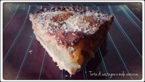 TORTA DI CASTAGNE E MELA ANNURCA (Chestnut cake and Annurca apple)