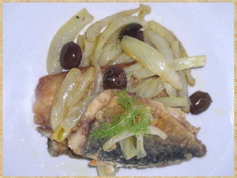 Lanzardo con finocchi ed olive