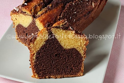 PLUMCAKE BIANCO E NERO ALL'OLIO DI OLIVA ...... EXTRAVERGINE NATURALMENTE