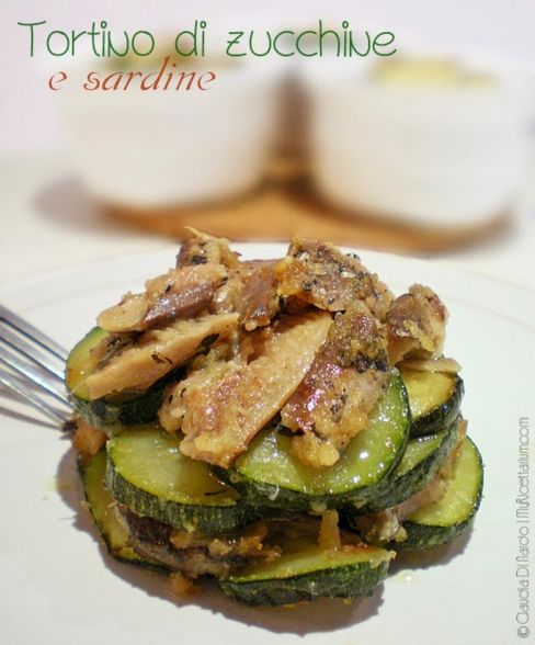 Tortino di zucchine e sardine