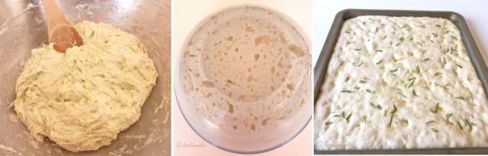 Focaccia senza impasto a lenta maturazione