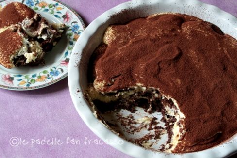 TIRAMISU' DI RICOTTA PER LA SOLITA ROMPINA  E LA MIA TERRA DI MEZZO