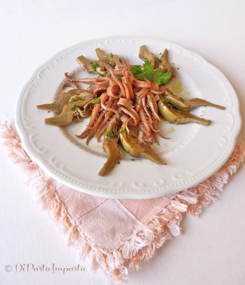 Totani con carciofi