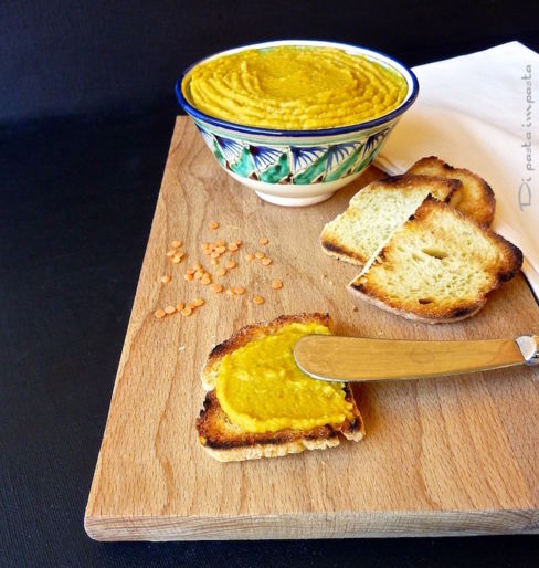 Patè di lenticchie rosse