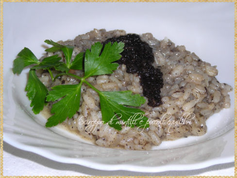 Risotto alla salsa di tartufo nero