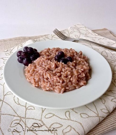 Risotto all’uva fragola