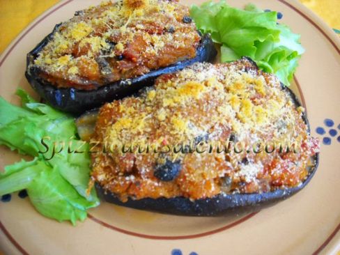 Melanzane Rustiche con Ripieno Vegetariano -  "Marangiane Chine"