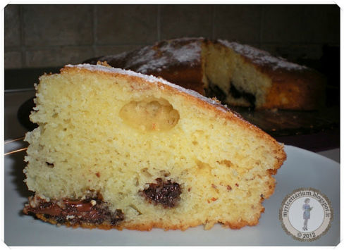 Torta con philadelphia e cioccolata