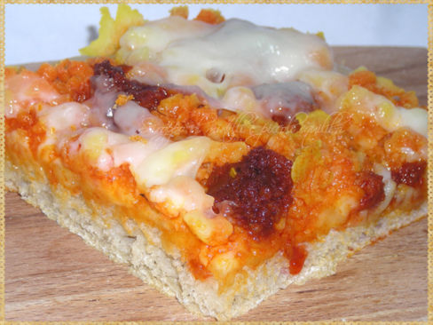 Pizza con patate, 'Nduja e Silano