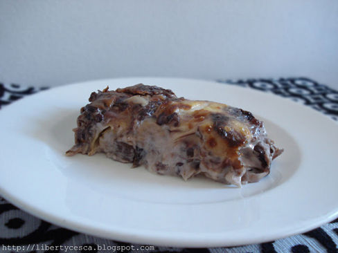 Lasagne al radicchio / Radicchio lettuce italian lasagna