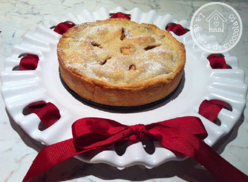 Torta di mele caramellata