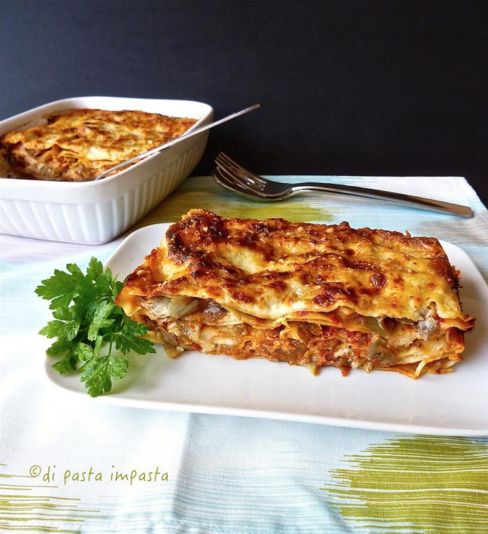 Lasagne al ragù di carciofi