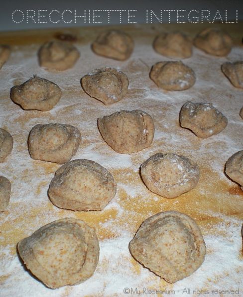 Orecchiette integrali