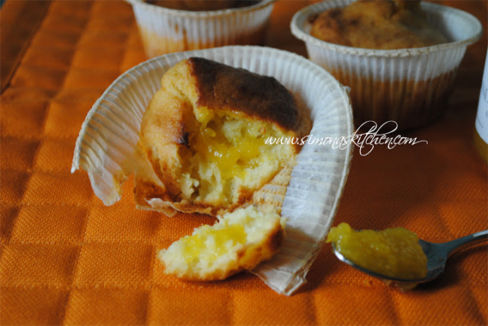 Muffins di Kamut con Marmellata di Mandarino Tardivo