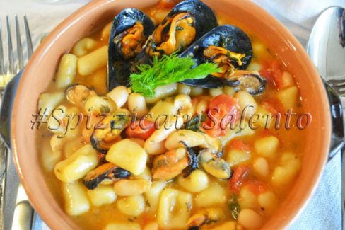 Cavatelli fatti in casa con Fagioli e Cozze