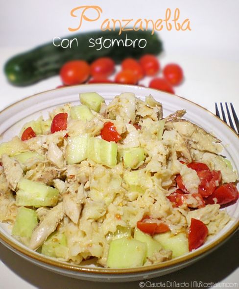 Panzanella con sgombro