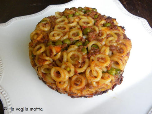 Timballo di anelletti alla siciliana