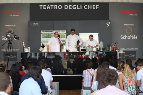 Da Taste of Milano: Andrea Berton al Teatro degli Chef