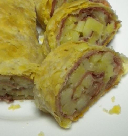 Rustico con patate e spek