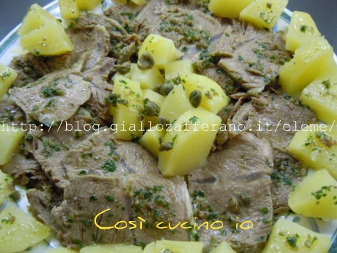 Manzo freddo in salsa di capperi