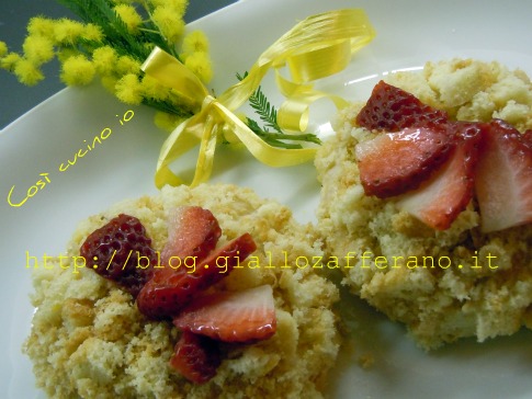 Mimosette alle fragole