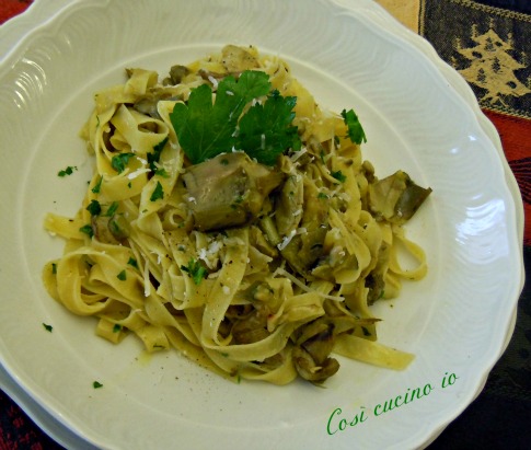 Tagliatelle ai carciofi