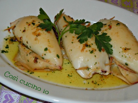 Calamari ripieni (ricetta gustosa)