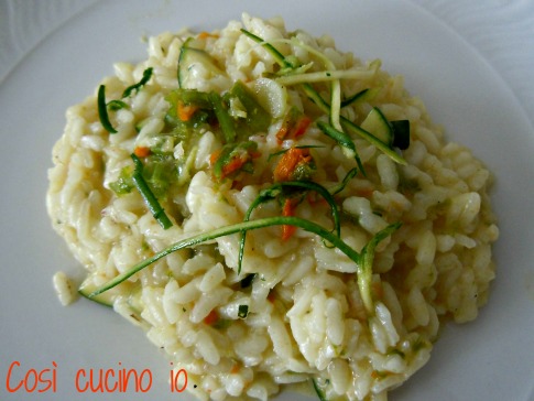 Risotto ai fiori di zucca (ricetta primaverile)