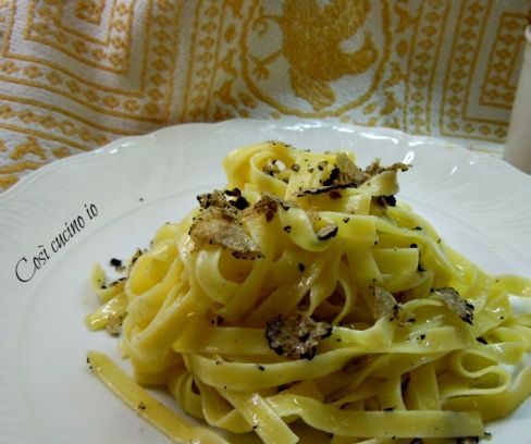 Tagliolini  al tartufo, ricetta raffinata