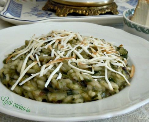 Risotto sei verdure e ricotta affumicata