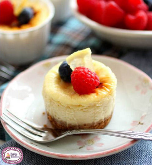 Cup-Cheesecake al limone con frutti rossi