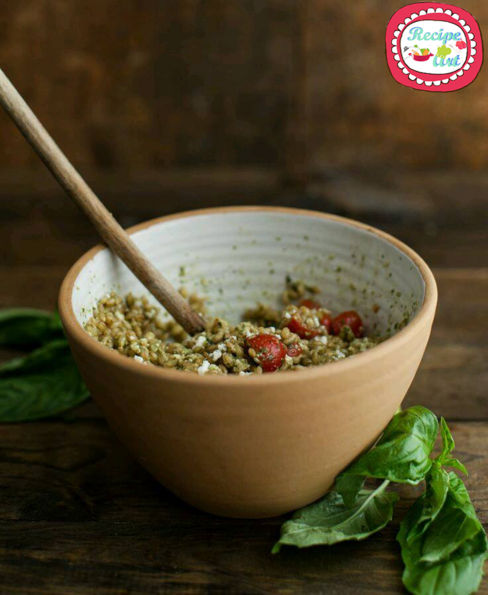 Insalata d’orzo alla caprese