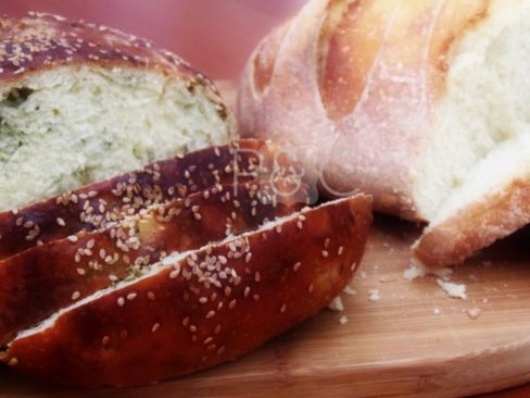 Pane alla rucola e bianco |Pane&Cioccolatoblog