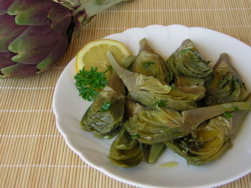 Carciofi lessi