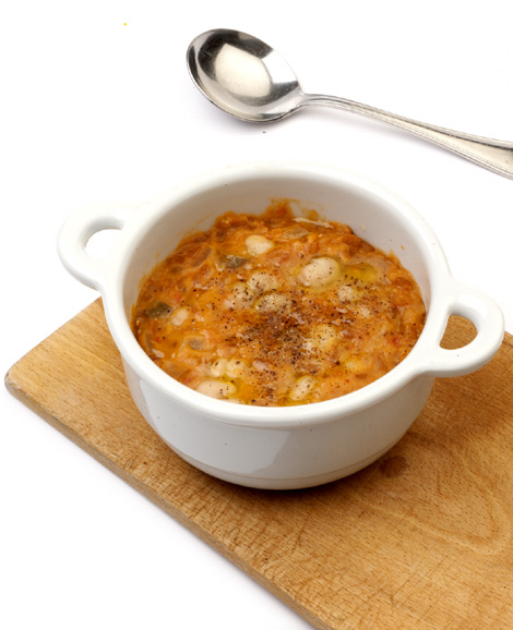 Zuppa di farro e fagioli