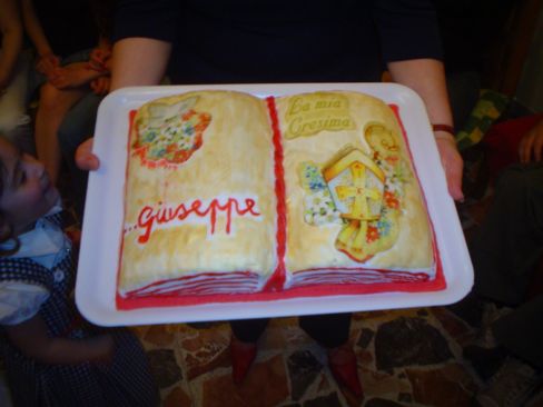Dalla zia Mimma torta per la cresima