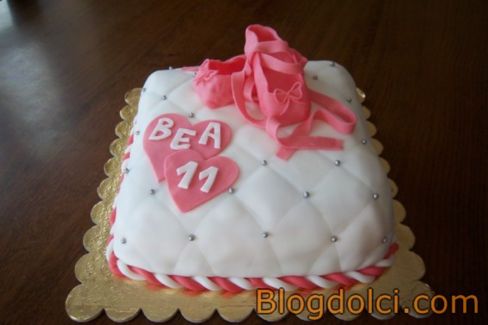 Torta di compleanno per un’appassionata di balletto classico