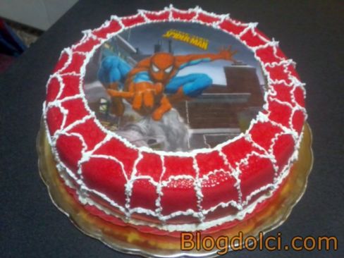 Torta di compleanno: Spidermen