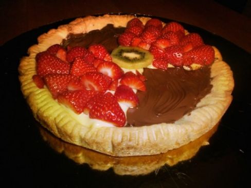 Ricetta Crostata alle Fragole e Nutella