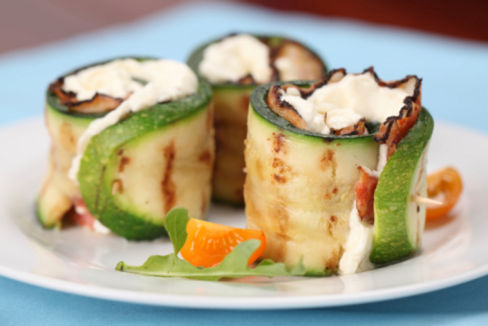 Involtini di zucchine light