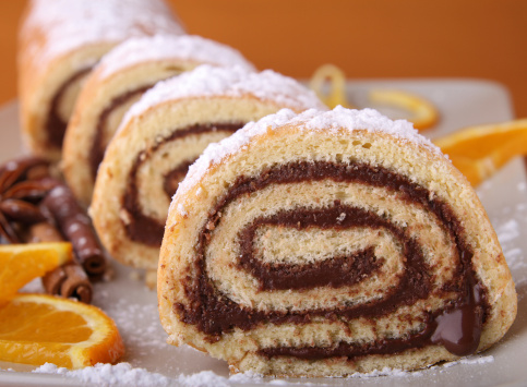 Rotelle al cioccolato dei Menù di Benedetta