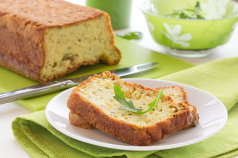 Plum cake alle zucchine e philadelphia