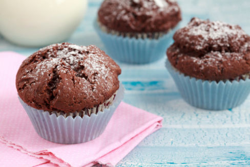 Muffin alla nutella e cocco