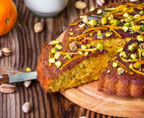 Torta al pistacchio e ricotta