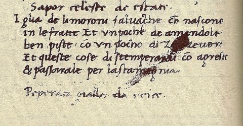 Per far ogni sapore: More -Maestro Martino da Como - Capitolo III