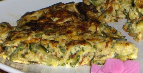 Frittata di zucchine e cipolla