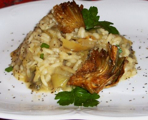 Risotto con carciofi - Petronilla