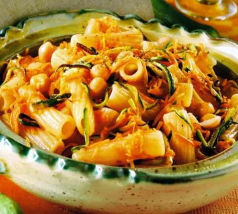 Tortiglioni al sugo vegetariano