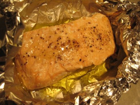 Salmone al cartoccio