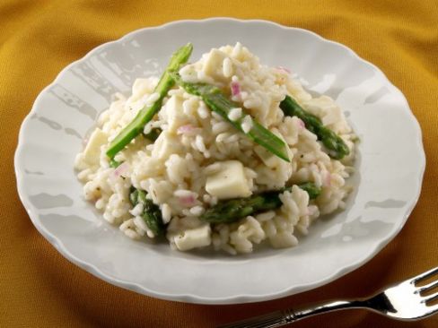 Risotto con asparagi e taleggio